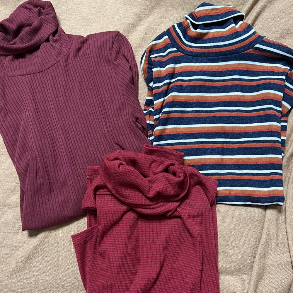 Madewell turtlenecks, size small